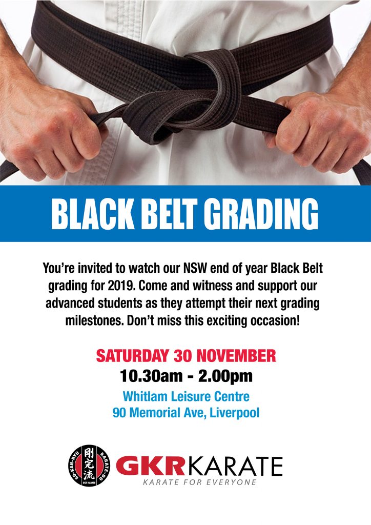 NSW - Black Belt Grading | GKR Karate