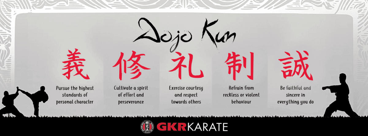 GKR Karate Dojo Kun / Values | GKR Karate